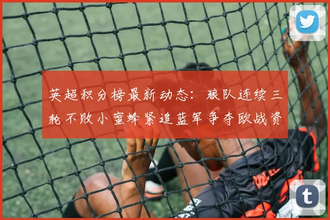 英超积分榜最新动态：狼队连续三轮不败小蜜蜂紧追蓝军争夺欧战资格